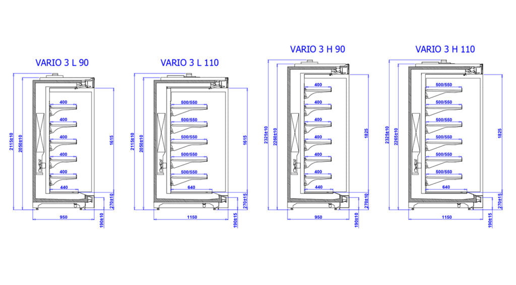 Vario 3 - rysunek techniczny