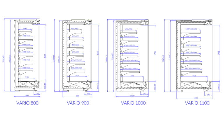 Vario - rysunki techniczne